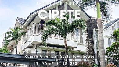 Nego Rumah Townhouse American Style Cipete Jakarta Selatan