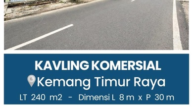 Tanah Kavling Komersial Dijual di Kemang Timur Harga Nego
