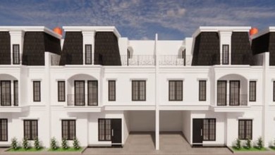 Rumah Brand New 2 Unit Dlm Cluster Akses Jalan 2 Mobil di Bangka Mampang