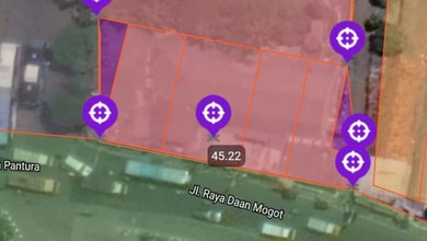 Kavling Tanah Strategis Pinggir Jalan Raya Daan Mogot KM 16Kalideres, Jakarta Barat